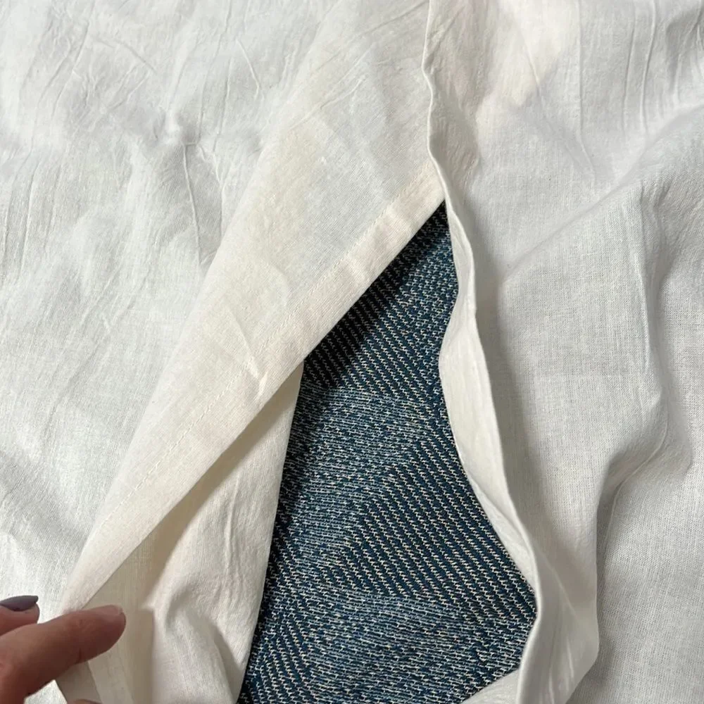 West Elm Stripe Shape Woven Sham